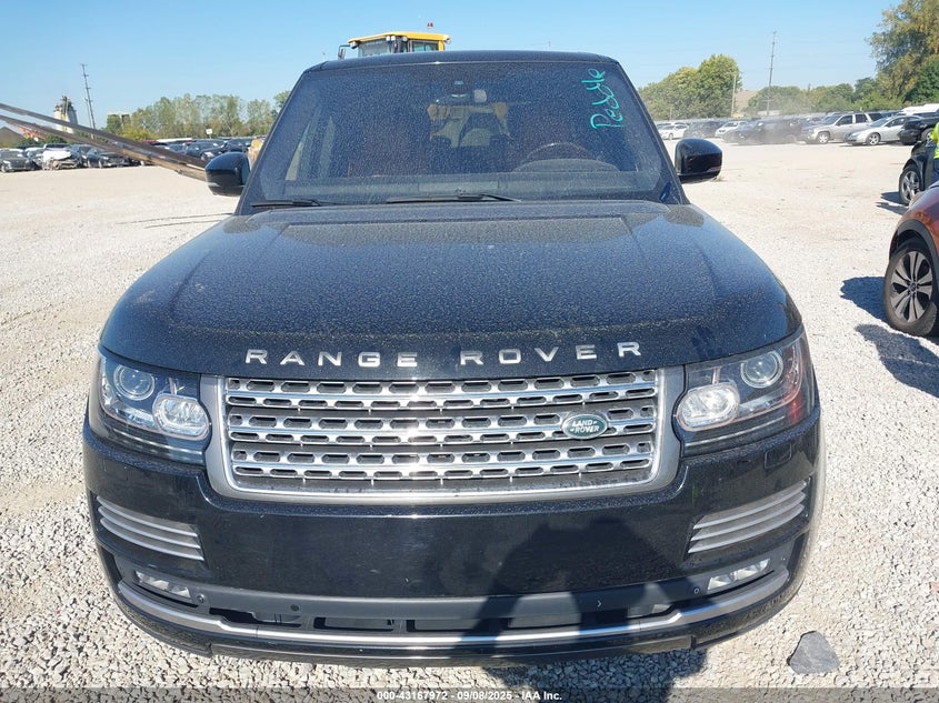 2015 Land rover RANGE ROVER VIN SALGV3TF6FA209644 IAAI salvage auction — ENGINE DAMAGE, Salvage Title, sold $10,100 on 2026-07-08 (photo 6)