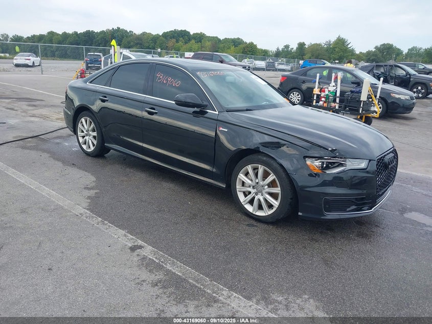 2016 Audi A6 VIN WAUFGAFC9GN002353 IAAI salvage auction — FRONT END, Salvage (Indiana), sold $4,000 on 2026-07-17 (photo 1)