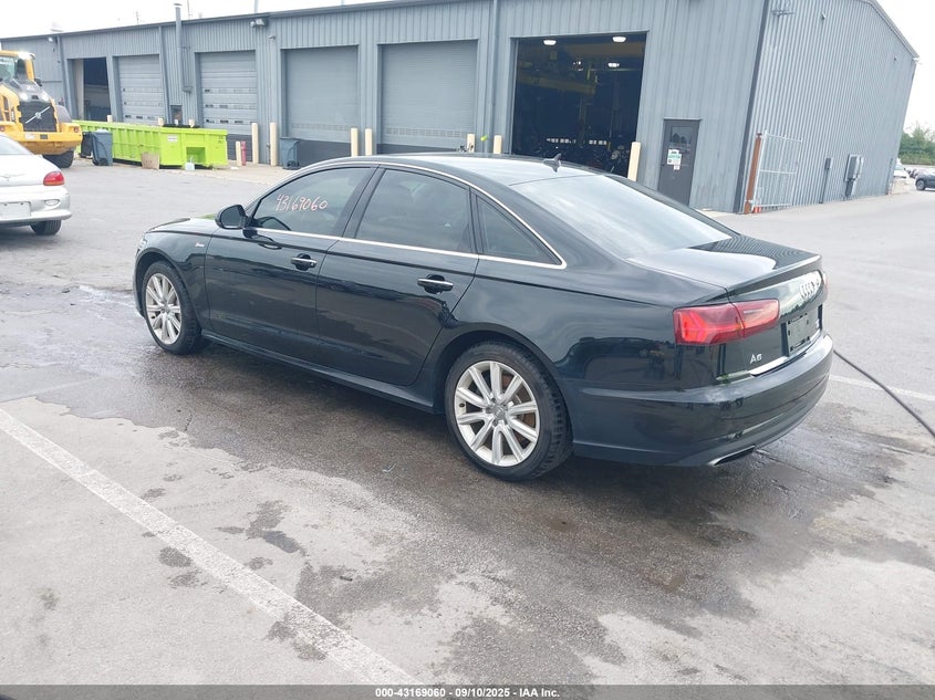 2016 Audi A6 VIN WAUFGAFC9GN002353 IAAI salvage auction — FRONT END, Salvage (Indiana), sold $4,000 on 2026-07-17 (photo 3)