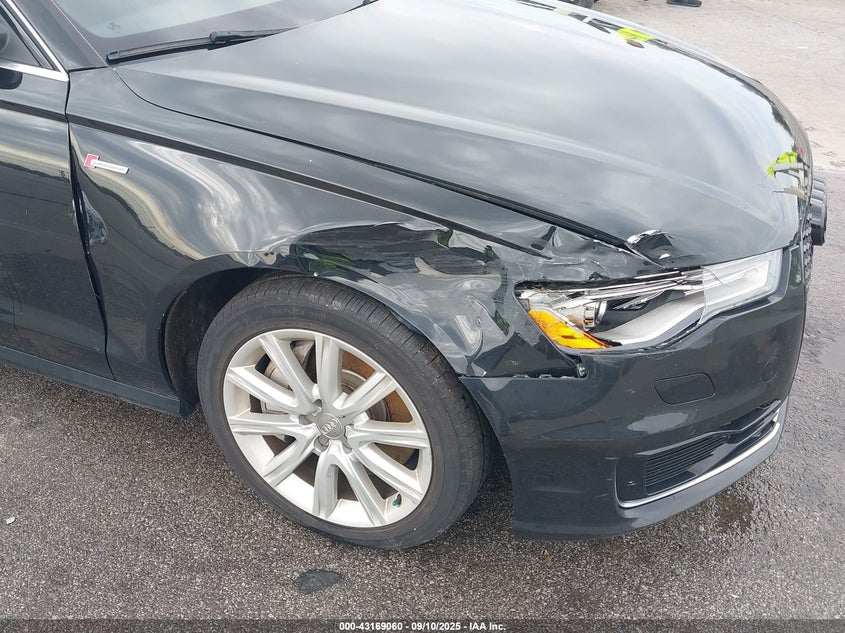 2016 Audi A6 VIN WAUFGAFC9GN002353 IAAI salvage auction — FRONT END, Salvage (Indiana), sold $4,000 on 2026-07-17 (photo 6)