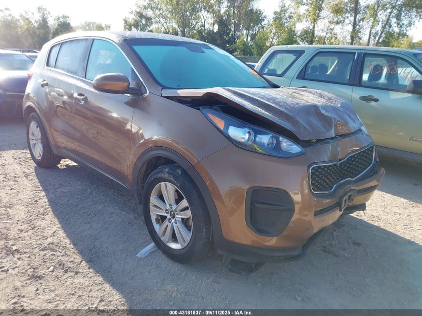 2018 Kia Sportage VIN KNDPM3AC9J7357960 IAAI salvage auction — THEFT, Salvage Title, sold $2,100 on 2026-08-01 (photo 1)