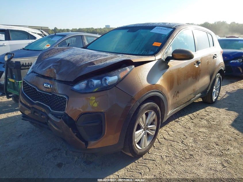 2018 Kia Sportage VIN KNDPM3AC9J7357960 IAAI salvage auction — THEFT, Salvage Title, sold $2,100 on 2026-08-01 (photo 2)