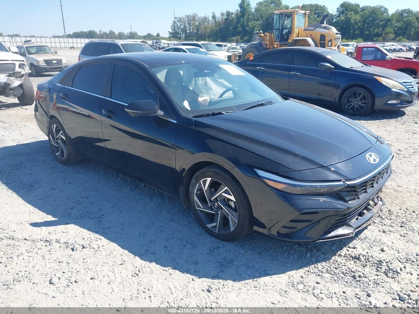 2024 Hyundai Elantra VIN KMHLP4DG0RU710055 IAAI salvage auction — LEFT SIDE, Salvage Title, sold $5,150 on 2026-07-06 (photo 1)