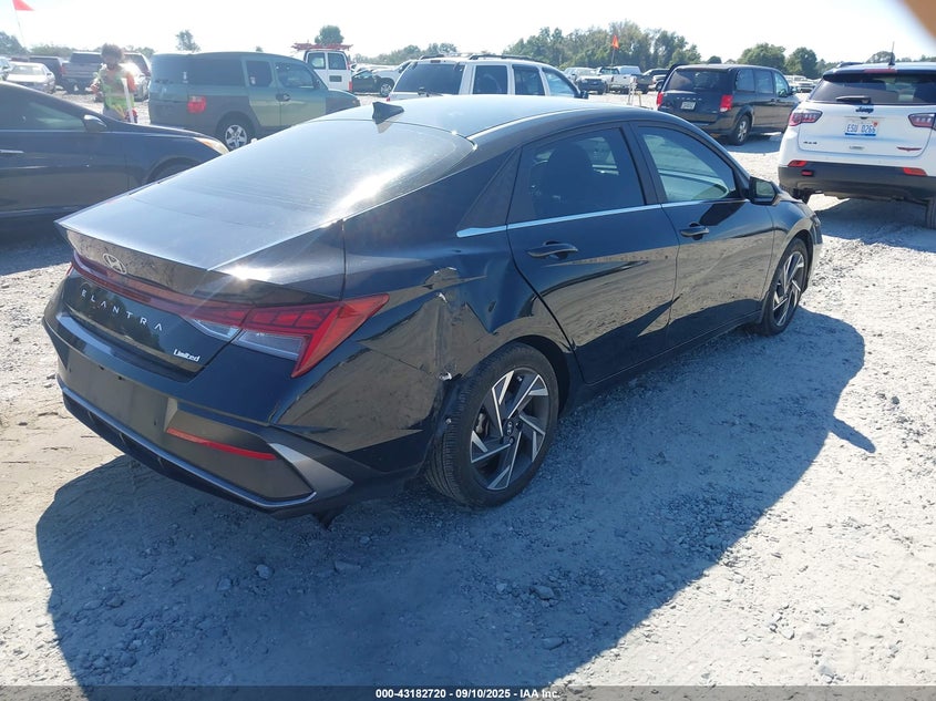 2024 Hyundai Elantra VIN KMHLP4DG0RU710055 IAAI salvage auction — LEFT SIDE, Salvage Title, sold $5,150 on 2026-07-06 (photo 4)