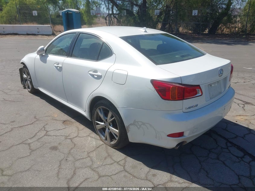 2009 Lexus Is VIN JTHBK262995094966 IAAI salvage auction — FRONT END, Salvage (California), sold $25 on 2026-07-28 (photo 3)