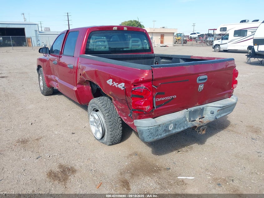 2006 Dodge Dakota VIN 1D7HW28K96S536628 IAAI salvage auction — LEFT SIDE, Salvage (Texas), sold $525 on 2026-07-30 (photo 3)