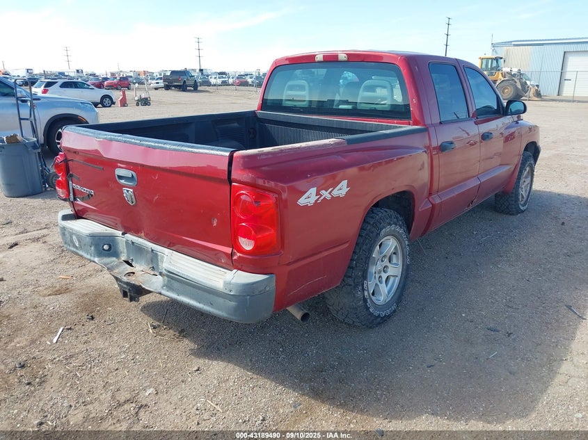 2006 Dodge Dakota VIN 1D7HW28K96S536628 IAAI salvage auction — LEFT SIDE, Salvage (Texas), sold $525 on 2026-07-30 (photo 4)