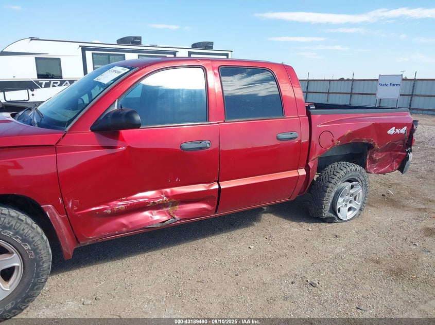 2006 Dodge Dakota VIN 1D7HW28K96S536628 IAAI salvage auction — LEFT SIDE, Salvage (Texas), sold $525 on 2026-07-30 (photo 6)