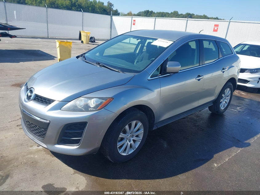 2011 Mazda Cx-7 VIN JM3ER2A58B0360533 IAAI salvage auction — LEFT FRONT, Salvage (Indiana), sold $825 on 2026-09-24 (photo 2)