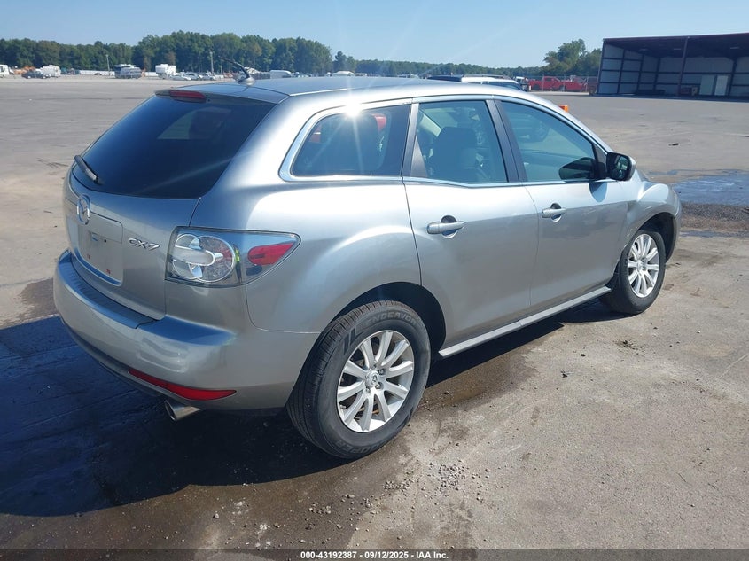 2011 Mazda Cx-7 VIN JM3ER2A58B0360533 IAAI salvage auction — LEFT FRONT, Salvage (Indiana), sold $825 on 2026-09-24 (photo 4)