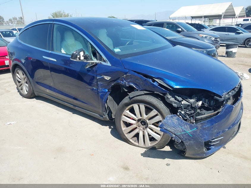 2016 Tesla Model x VIN 5YJXCBE41GF017897 IAAI salvage auction — SUSPENSION, Salvage Title, sold $6,450 on 2026-07-29 (photo 1)