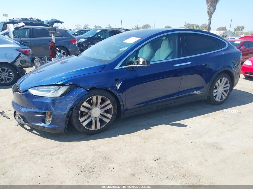 2016 Tesla Model x VIN 5YJXCBE41GF017897 IAAI salvage auction — SUSPENSION, Salvage Title, sold $6,450 on 2026-07-29 (photo 2)