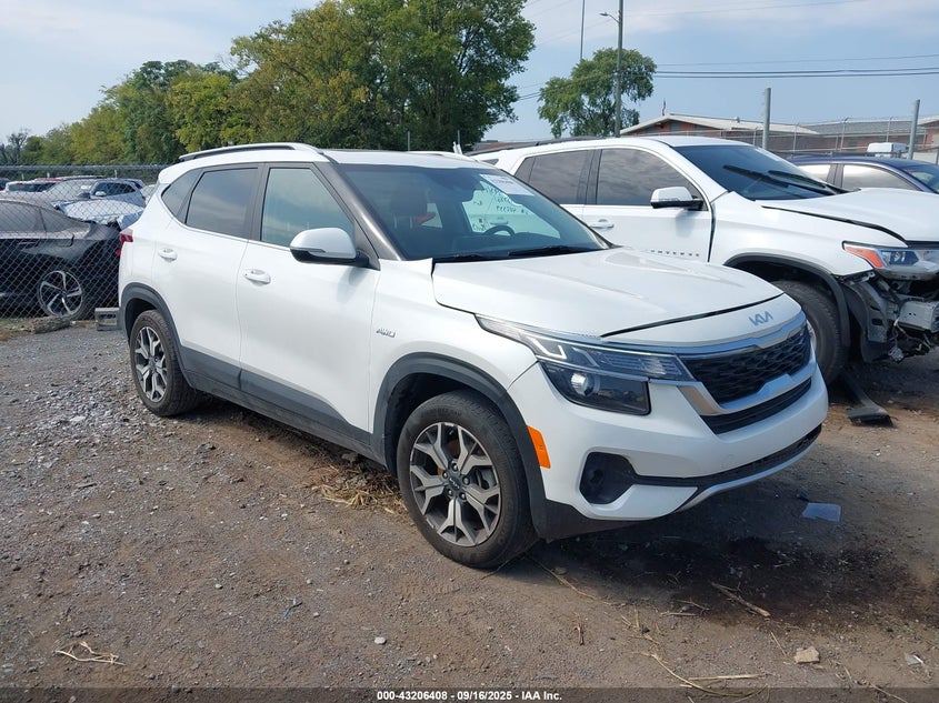 2023 Kia Seltos VIN KNDERCAA7P7402359 IAAI salvage auction — LEFT FRONT, Other, sold $9,350 on 2026-07-09 (photo 1)
