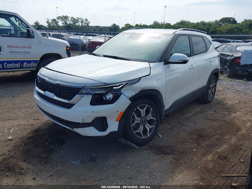 2023 Kia Seltos VIN KNDERCAA7P7402359 IAAI salvage auction — LEFT FRONT, Other, sold $9,350 on 2026-07-09 (photo 2)