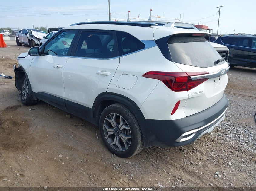 2023 Kia Seltos VIN KNDERCAA7P7402359 IAAI salvage auction — LEFT FRONT, Other, sold $9,350 on 2026-07-09 (photo 3)