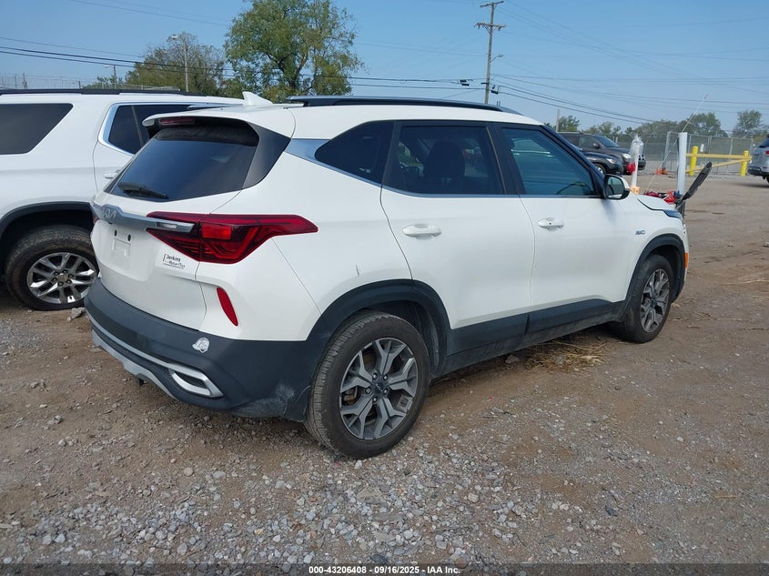 2023 Kia Seltos VIN KNDERCAA7P7402359 IAAI salvage auction — LEFT FRONT, Other, sold $9,350 on 2026-07-09 (photo 4)