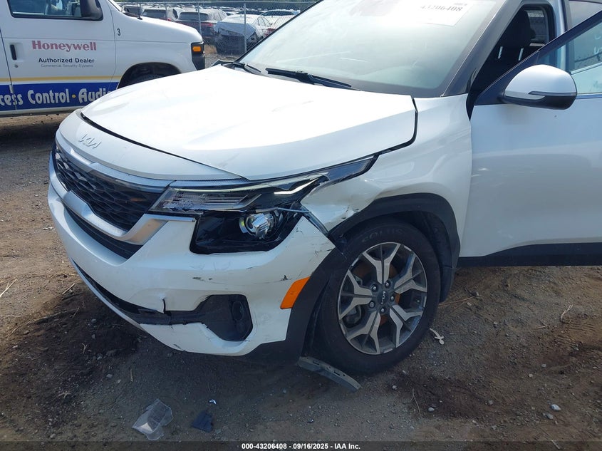 2023 Kia Seltos VIN KNDERCAA7P7402359 IAAI salvage auction — LEFT FRONT, Other, sold $9,350 on 2026-07-09 (photo 6)