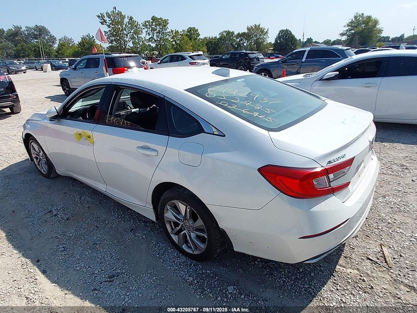 2019 Honda Accord VIN 1HGCV1F13KA036915 IAAI salvage auction — THEFT, Salvage (Illinois), sold $4,050 on 2026-07-21 (photo 3)