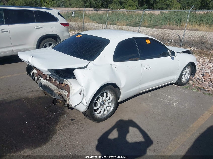 1995 Toyota Celica VIN JT2ST07F4S0019804 IAAI salvage auction — FRONT & REAR, Salvage (Utah), sold $350 on 2026-07-09 (photo 4)
