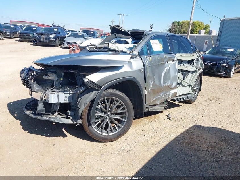 2022 Lexus Rx 350 VIN 2T2YZMDA2NC322389 IAAI salvage auction — ROLLOVER, Salvage Title, sold $2,850 on 2026-08-24 (photo 2)