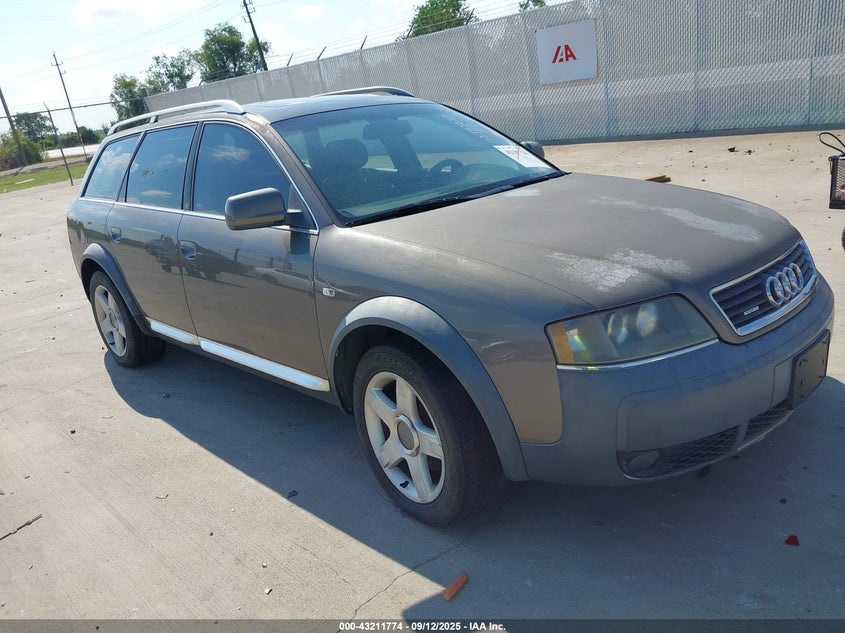 2004 Audi Allroad VIN WA1YD64B04N047411 IAAI salvage auction — LEFT SIDE, Salvage (Texas), sold $25 on 2026-07-10 (photo 1)