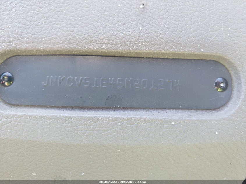 2005 Infiniti G VIN JNKCV51E45M201274 IAAI salvage auction — FRONT END, Salvage (Oregon), sold $225 on 2026-07-14 (photo 9)
