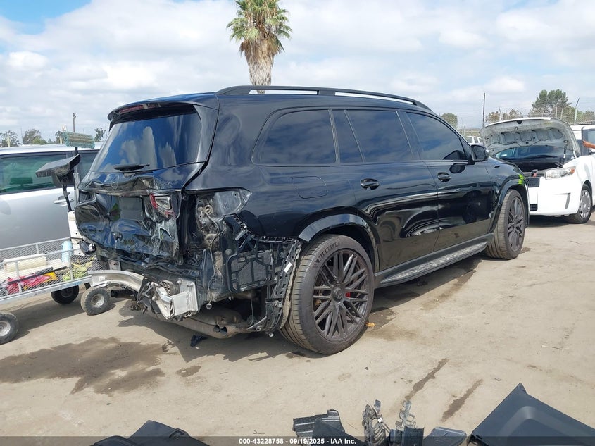 2021 Mercedes-benz Gls-class VIN 4JGFF8KEXMA394828 IAAI salvage auction — REAR END, Salvage (California), sold $41,700 on 2026-07-13 (photo 4)