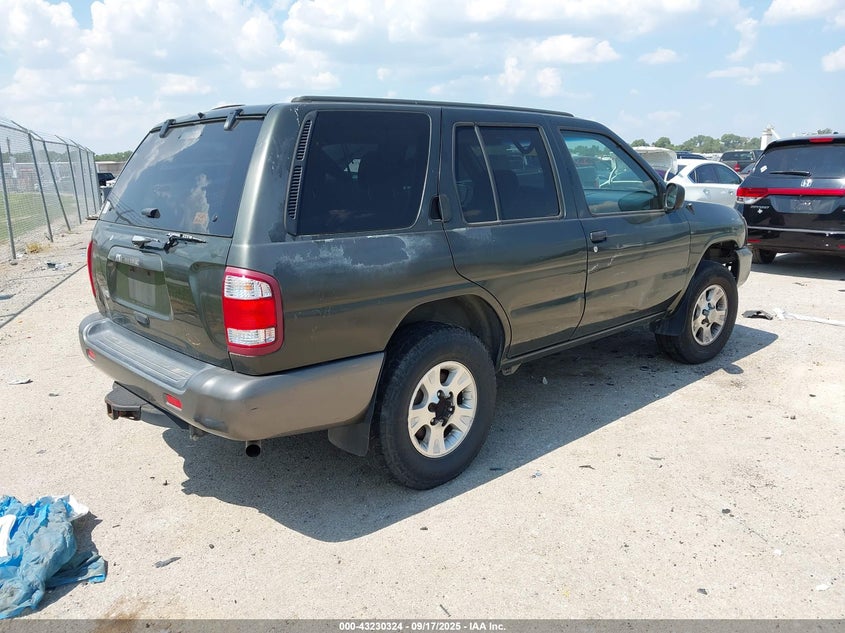 1999 Nissan Pathfinder VIN JN8AR07S5XW366422 IAAI salvage auction — ALL OVER, Clear (Michigan), sold $500 on 2026-07-07 (photo 4)
