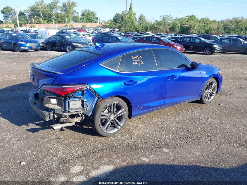 2023 Acura Integra VIN 19UDE4H63PA004259 IAAI salvage auction — REAR END, Salvage (Pennsylvania), sold $10,000 on 2026-07-31 (photo 4)