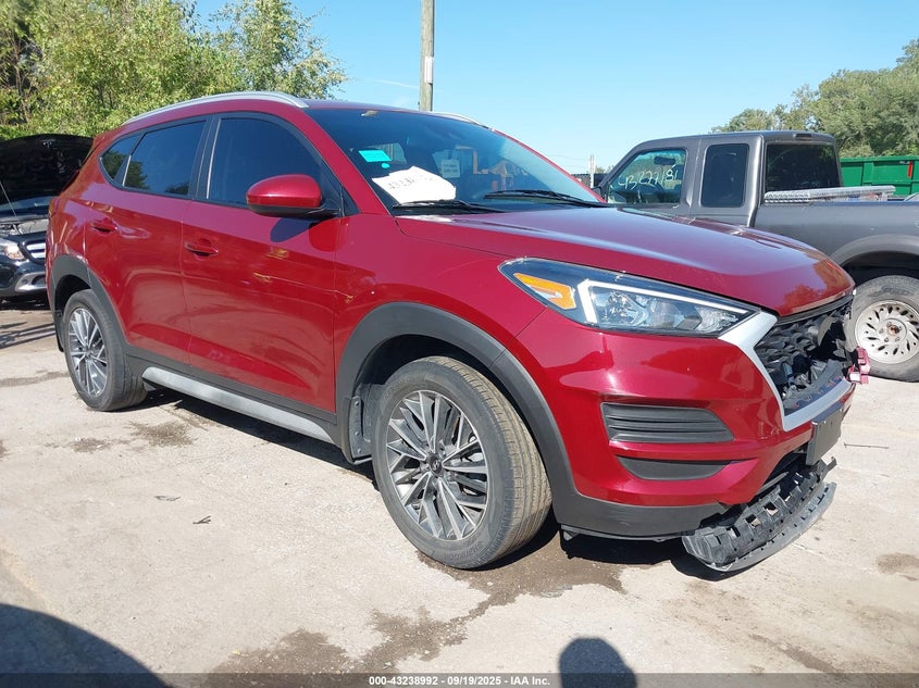 2019 Hyundai Tucson VIN KM8J3CAL4KU917309 IAAI salvage auction — REAR END, Clear (Michigan), sold $1,350 on 2026-07-29 (photo 1)