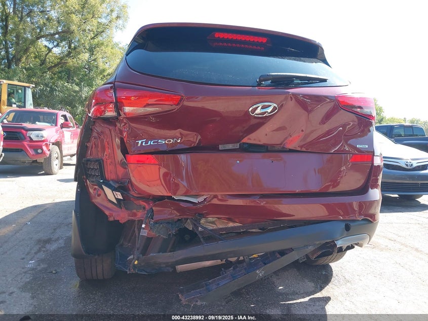 2019 Hyundai Tucson VIN KM8J3CAL4KU917309 IAAI salvage auction — REAR END, Clear (Michigan), sold $1,350 on 2026-07-29 (photo 6)