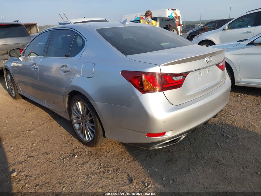 2014 Lexus Gs 350 VIN JTHBE1BL9E5034521 IAAI salvage auction — SIDE, Salvage Title, sold $5,300 on 2026-07-21 (photo 3)