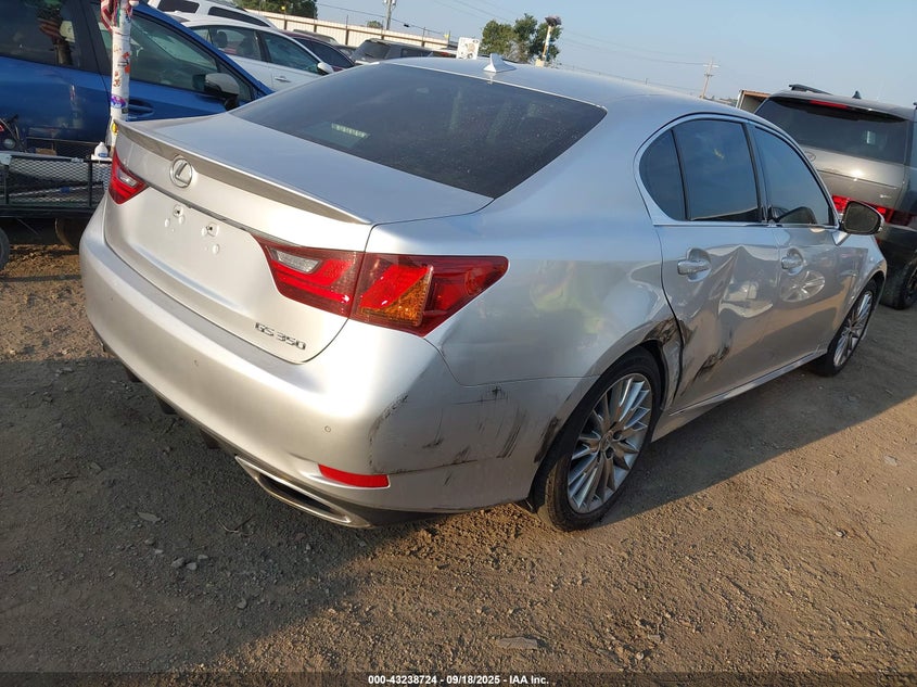 2014 Lexus Gs 350 VIN JTHBE1BL9E5034521 IAAI salvage auction — SIDE, Salvage Title, sold $5,300 on 2026-07-21 (photo 4)