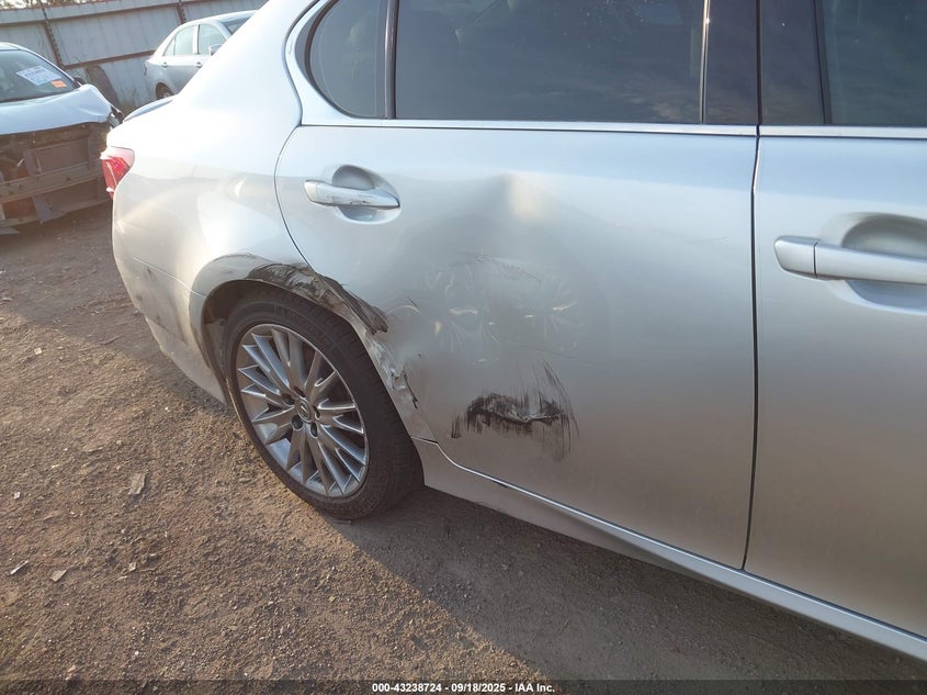 2014 Lexus Gs 350 VIN JTHBE1BL9E5034521 IAAI salvage auction — SIDE, Salvage Title, sold $5,300 on 2026-07-21 (photo 6)