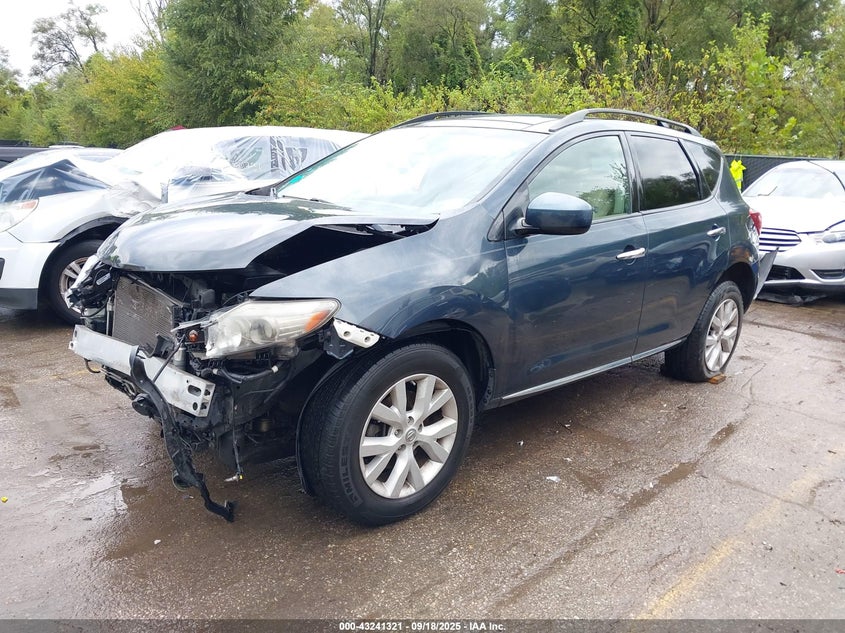 2011 Nissan Murano VIN JN8AZ1MW2BW167043 IAAI salvage auction — FRONT END, Salvage (Missouri), sold $450 on 2026-07-08 (photo 2)