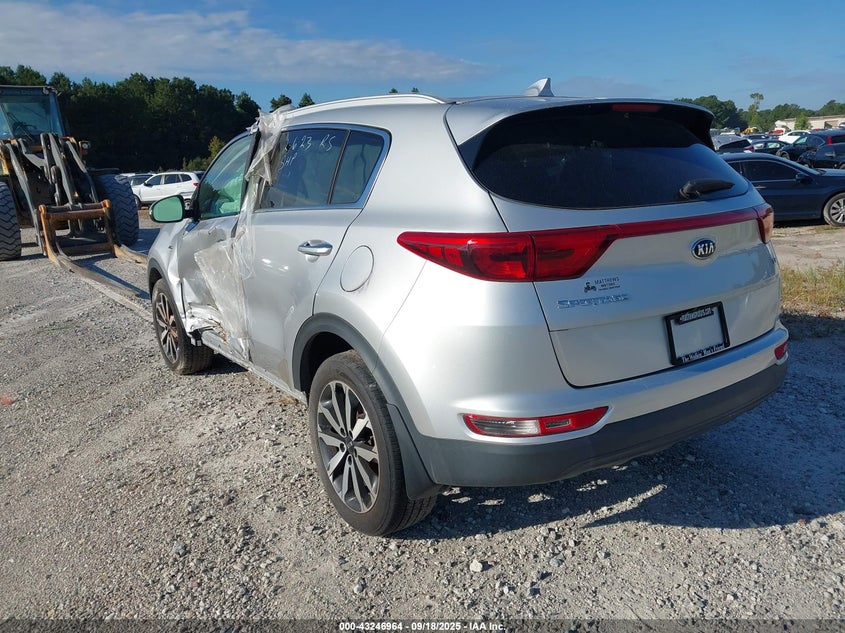 2018 Kia Sportage VIN KNDPNCAC4J7373772 IAAI salvage auction — LEFT SIDE, Salvage (North Carolina), sold $225 on 2026-07-28 (photo 3)