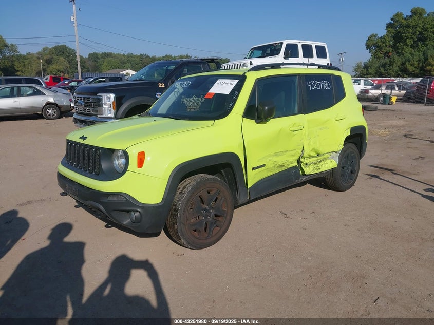 2018 Jeep Renegade VIN ZACCJBAB2JPH59069 IAAI salvage auction — LEFT SIDE, Salvage (Illinois), sold $1,875 on 2026-07-14 (photo 2)