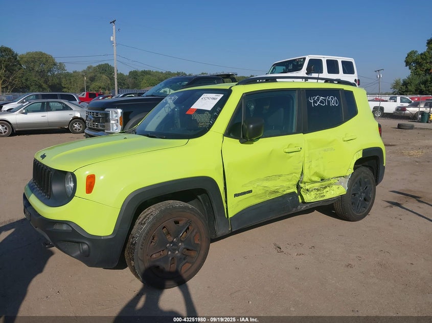 2018 Jeep Renegade VIN ZACCJBAB2JPH59069 IAAI salvage auction — LEFT SIDE, Salvage (Illinois), sold $1,875 on 2026-07-14 (photo 6)