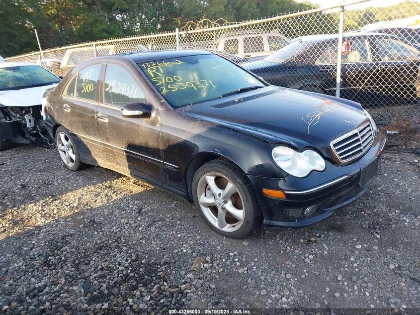 2005 Mercedes-benz C class VIN WDBRF64J85F678090 IAAI salvage auction — REAR END, Bill Of Sale (New York), sold $425 on 2026-07-14 (photo 1)