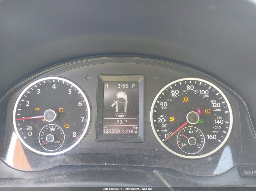 2014 Volkswagen Tiguan VIN WVGAV3AX5EW110934 IAAI salvage auction — LEFT FRONT, Salvage Title, sold $1,025 on 2026-07-07 (photo 7)