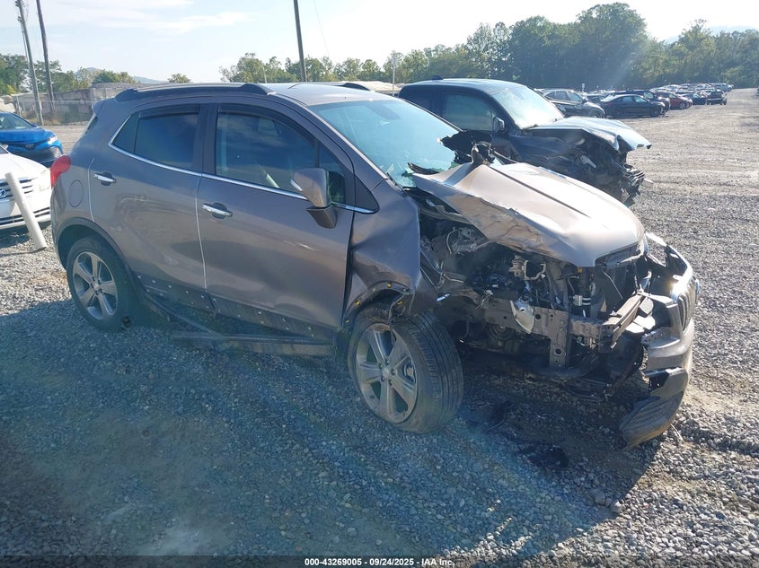 2014 Buick Encore VIN KL4CJESB4EB566710 IAAI salvage auction — FRONT & REAR, Salvage Title, sold $25 on 2026-07-24 (photo 1)