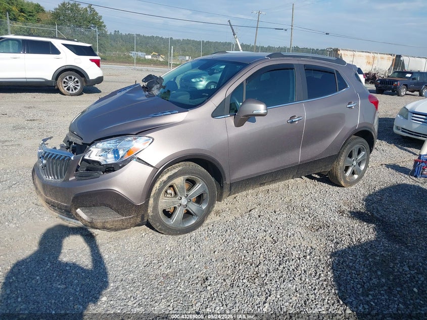 2014 Buick Encore VIN KL4CJESB4EB566710 IAAI salvage auction — FRONT & REAR, Salvage Title, sold $25 on 2026-07-24 (photo 2)