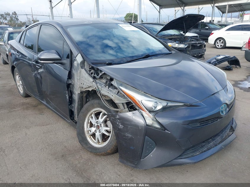 2016 Toyota Prius VIN JTDKBRFU9G3523740 IAAI salvage auction — RIGHT SIDE, Salvage Title, sold $4,025 on 2026-07-08 (photo 1)