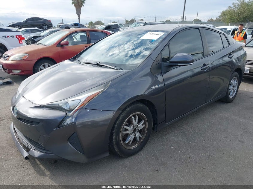 2016 Toyota Prius VIN JTDKBRFU9G3523740 IAAI salvage auction — RIGHT SIDE, Salvage Title, sold $4,025 on 2026-07-08 (photo 2)