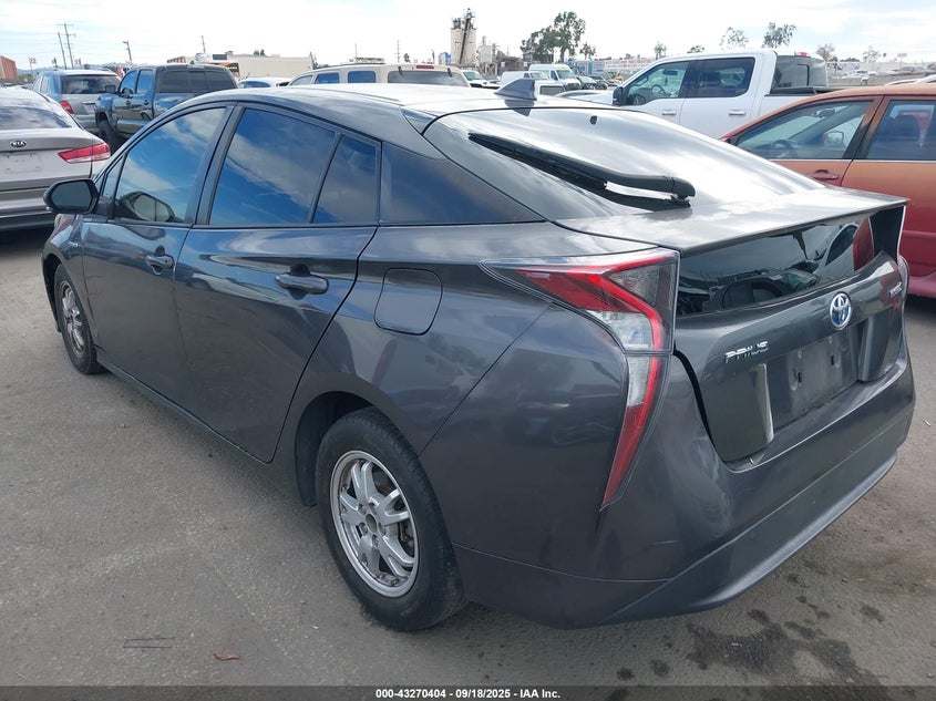 2016 Toyota Prius VIN JTDKBRFU9G3523740 IAAI salvage auction — RIGHT SIDE, Salvage Title, sold $4,025 on 2026-07-08 (photo 3)
