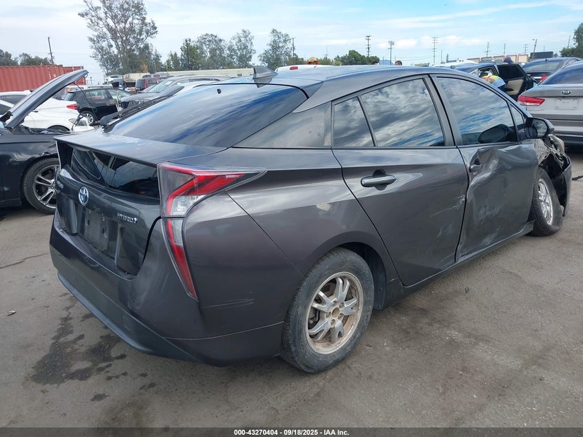 2016 Toyota Prius VIN JTDKBRFU9G3523740 IAAI salvage auction — RIGHT SIDE, Salvage Title, sold $4,025 on 2026-07-08 (photo 4)