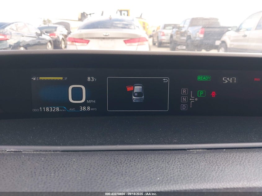 2016 Toyota Prius VIN JTDKBRFU9G3523740 IAAI salvage auction — RIGHT SIDE, Salvage Title, sold $4,025 on 2026-07-08 (photo 7)