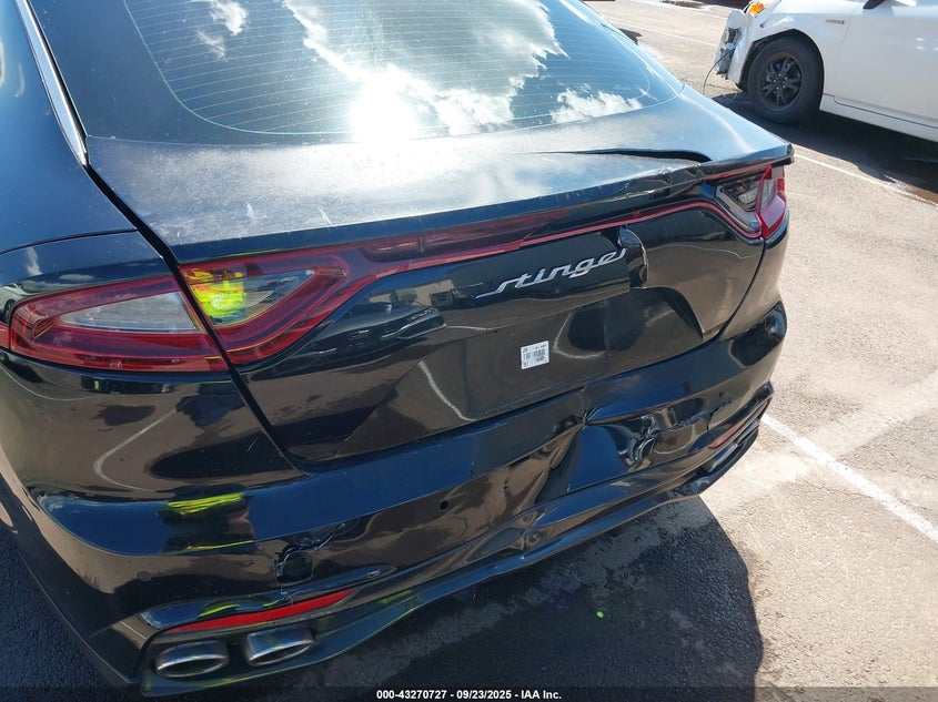 2019 Kia Stinger VIN KNAE25LA0K6058804 IAAI salvage auction — REAR END, Clear (Hawaii), sold $6,100 on 2026-07-18 (photo 6)