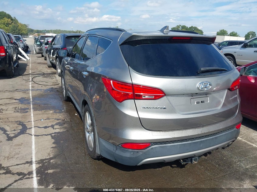 2014 Hyundai Santa fe VIN 5XYZW3LA6EG213354 IAAI salvage auction — LEFT FRONT, Salvage (Georgia), sold $1,200 on 2026-07-27 (photo 3)