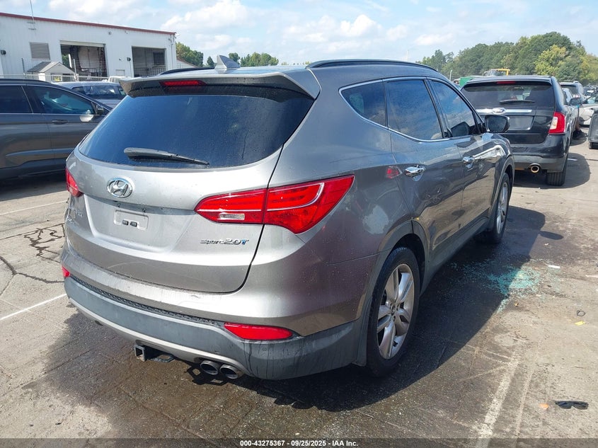 2014 Hyundai Santa fe VIN 5XYZW3LA6EG213354 IAAI salvage auction — LEFT FRONT, Salvage (Georgia), sold $1,200 on 2026-07-27 (photo 4)